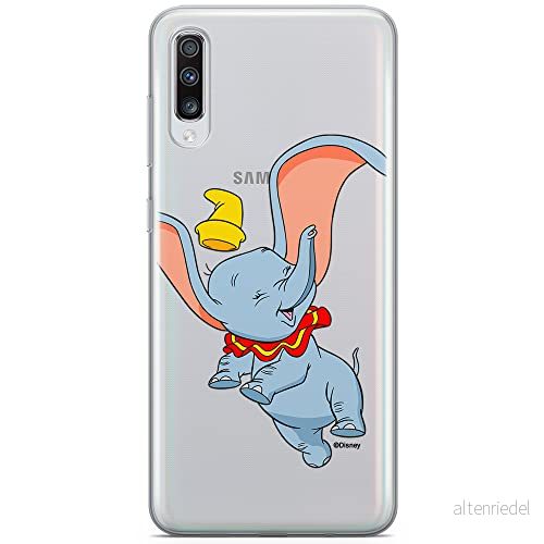 ERT GROUP mobiltelefonfodral för Samsung A70 originalt och officiellt licensierat Disney mönster Dumbo 015 optimalt anpassad till formen på mobiltelefonen, gedeeltelijk transparant 5905131182548