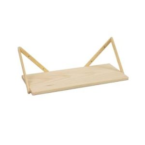 ASTIGARRAGA KIT LINE Vägghylla och 2 Triangel fästen, 21x62x26 cm, Massiza Tall Trä 8422341599272