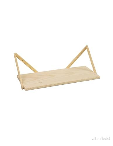 ASTIGARRAGA KIT LINE Vägghylla och 2 Triangel fästen, 21x62x26 cm, Massiza Tall Trä 8422341599272