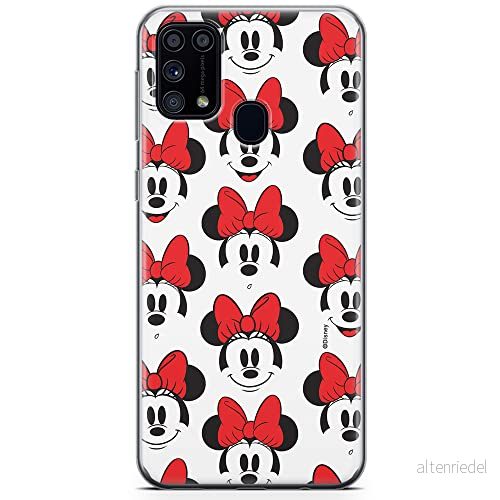 ERT GROUP mobiltelefonfodral för Samsung M31 originalt och officiellt licensierat Disney mönster Minnie 058 optimalt anpassad till formen på mobiltelefonen, fodral tillverkad av TPU plast 5904805476785