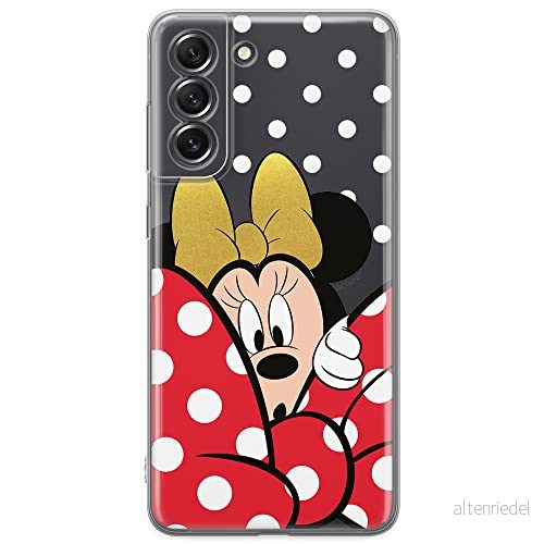 ERT GROUP mobiltelefonfodral för Samsung S21 FE originalt och officiellt licensierat Disney mönster Minnie 015 optimalt anpassad till formen på mobiltelefonen, gedeeltelijk transparant 5903932976830