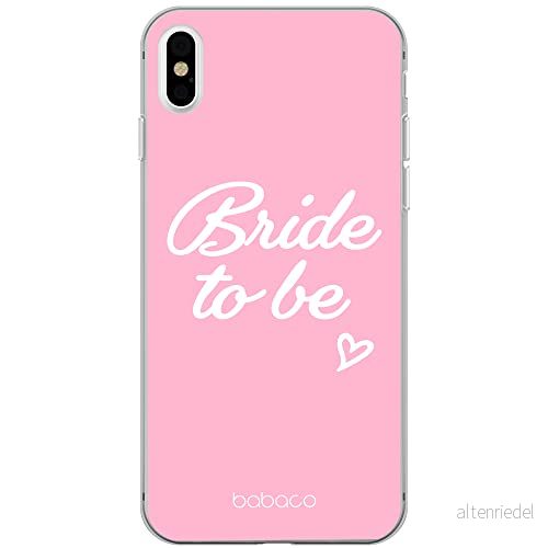 ERT GROUP mobiltelefonfodral för Iphone XS Max originalt och officiellt licensierat Babaco mönster Bride to be 001 optimalt anpassad till formen på mobiltelefonen, fodral tillverkad av TPU plast 5904805766022