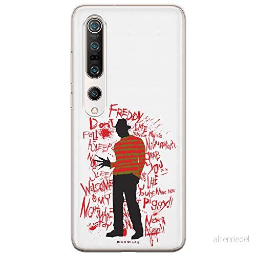 ERT GROUP mobiltelefonfodral för Xiaomi MI 10 / PRO originalt och officiellt licensierat Horror mönster Nightmare of Elm Street 010, fodral tillverkad av TPU plast 5905511093600