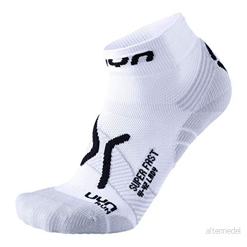 UYN dam springa super snabba strumpor strumpa Weiß/Schwarz 41 42 8054216271138