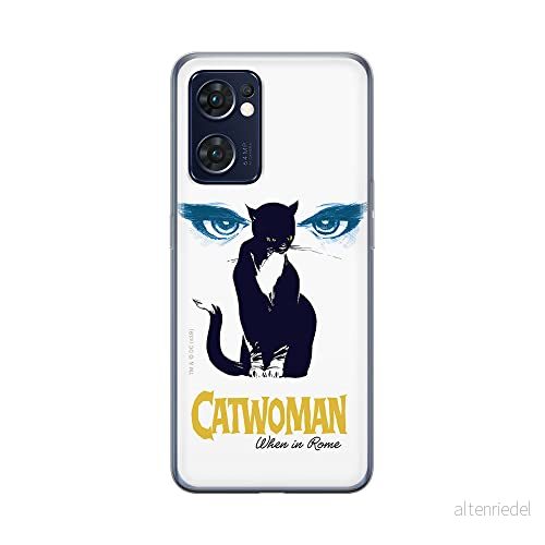 ERT GROUP mobiltelefonfodral för Oppo RENO 7 5G originalt och officiellt licensierat DC mönster Catwoman 007 optimalt anpassad till formen på mobiltelefonen, fodral tillverkad av TPU plast 5905511304751