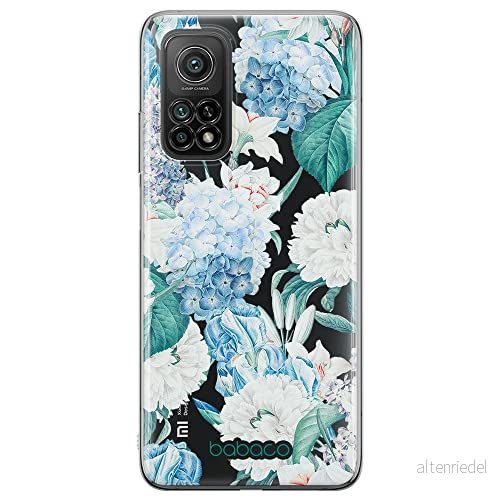 ERT GROUP mobiltelefonfodral för Xiaomi Redmi Note 11T 5G/11S 5G/POCO M4 Pro 5G originalt och officiellt licensierat Babaco mönster Flowers 028, gedeeltelijk transparant 5905131272331
