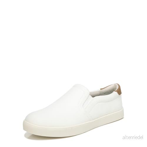 Dr. Scholls skor dam Madison Slip On Fashion Sneaker, Vit mjuk kanvas, 43 EU 712015316440