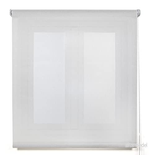 Blindecor Belmont, Estor Roll Genomskinligt tyg, Silverfärg, 130x180 cm (bredd x höjd) 8434363415485