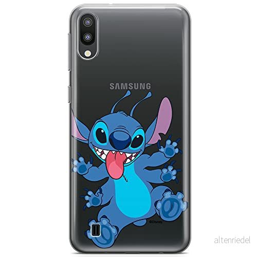 ERT GROUP mobiltelefonfodral för Samsung M10 originalt och officiellt licensierat Disney mönster Stitch 019 optimalt anpassad till formen på mobiltelefonen, gedeeltelijk transparant 5905131231628