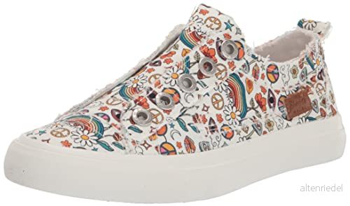 Blowfish Malibu mamba sneaker för kvinnor, Vaniljviebes canvas, 39 EU 196404240538