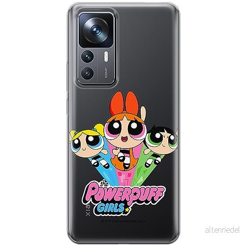 ERT GROUP mobiltelefonfodral för Xiaomi 12T/ 12T pro/ K50 Ultra originalt och officiellt licensierat The Powerpuff Girls mönster 029, gedeeltelijk transparant 5905511973735