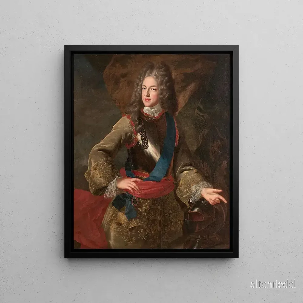 Målning Porträtt av prins Jacques François Edward Stuart - Alexis Simon Belle | Konsttryck