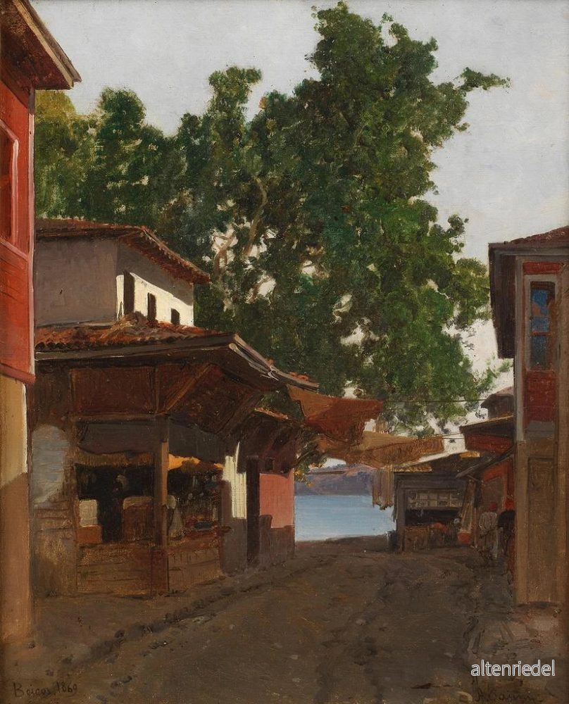 Målning Beicos, via tra Beicos e il Bosforo, Istanbul - Alberto Pasini - Bild 2