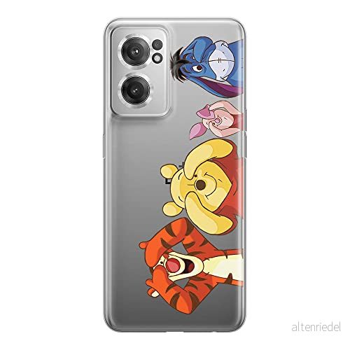 ERT GROUP mobiltelefonfodral för Oneplus NORD CE 2 originalt och officiellt licensierat Disney mönster Winnie the Pooh and Friends 036 anpassad till formen på mobiltelefonen, gedeeltelijk transparant 5905511288099