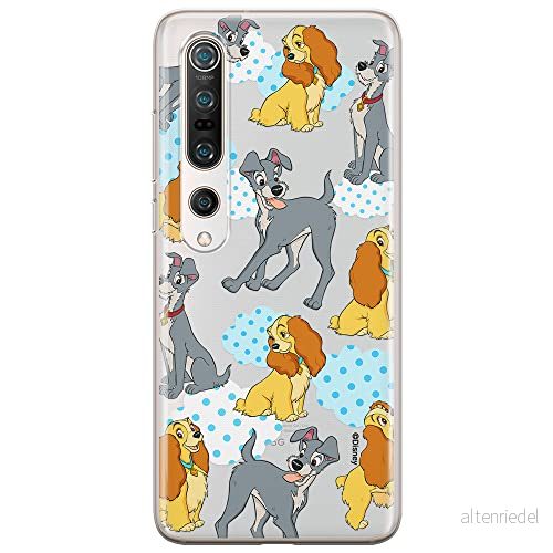 ERT GROUP mobiltelefonfodral för Xiaomi MI 10 / PRO originalt och officiellt licensierat Disney mönster Lady and the Tramp 004 anpassad till formen på mobiltelefonen, gedeeltelijk transparant 5905131774576