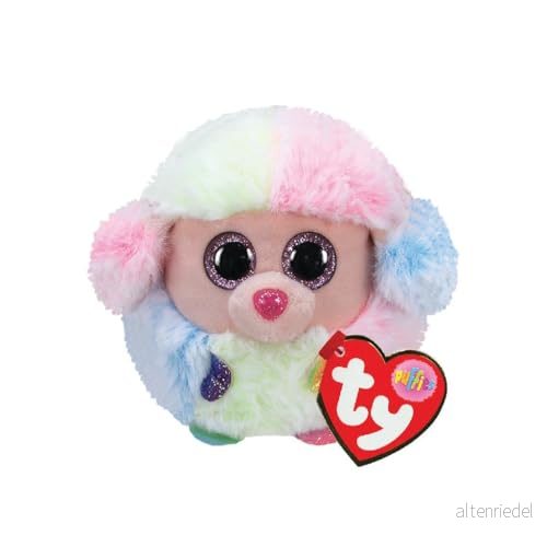 TY Teeny Puffies Pudel Rainbow 10 CM 8421425112