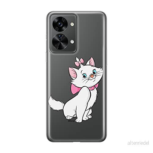 ERT GROUP mobiltelefonfodral för Oneplus NORD 2T 5G originalt och officiellt licensierat Disney mönster Marie 007 optimalt anpassad till formen på mobiltelefonen, gedeeltelijk transparant 5905511273989