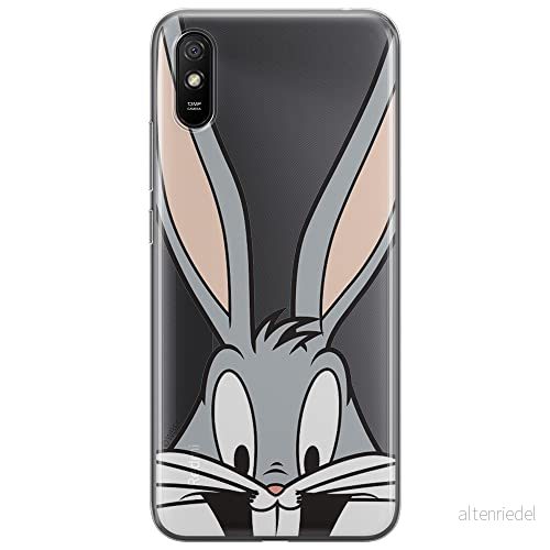ERT GROUP mobiltelefonfodral för Xiaomi REDMI 9A originalt och officiellt licensierat Looney Tunes mönster Bugs 001 optimalt anpassad till formen på mobiltelefonen, gedeeltelijk transparant 5903040367179