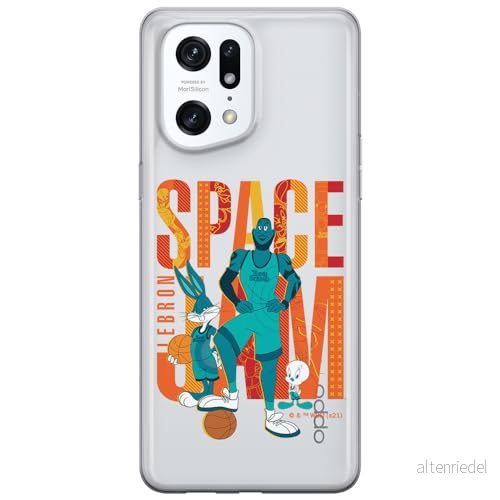 ERT GROUP mobiltelefonfodral för Oppo FIND X5 PRO originalt och officiellt licensierat Looney Tunes mönster Space Jam 002 anpassad till formen på mobiltelefonen, fodral tillverkad av TPU plast 5905511415662