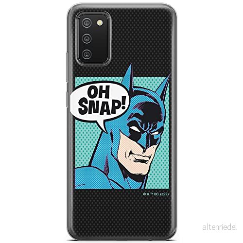 ERT GROUP mobiltelefonfodral för Samsung A02S originalt och officiellt licensierat DC mönster Batman 038 optimalt anpassad till formen på mobiltelefonen, fodral tillverkad av TPU plast 5905131549990