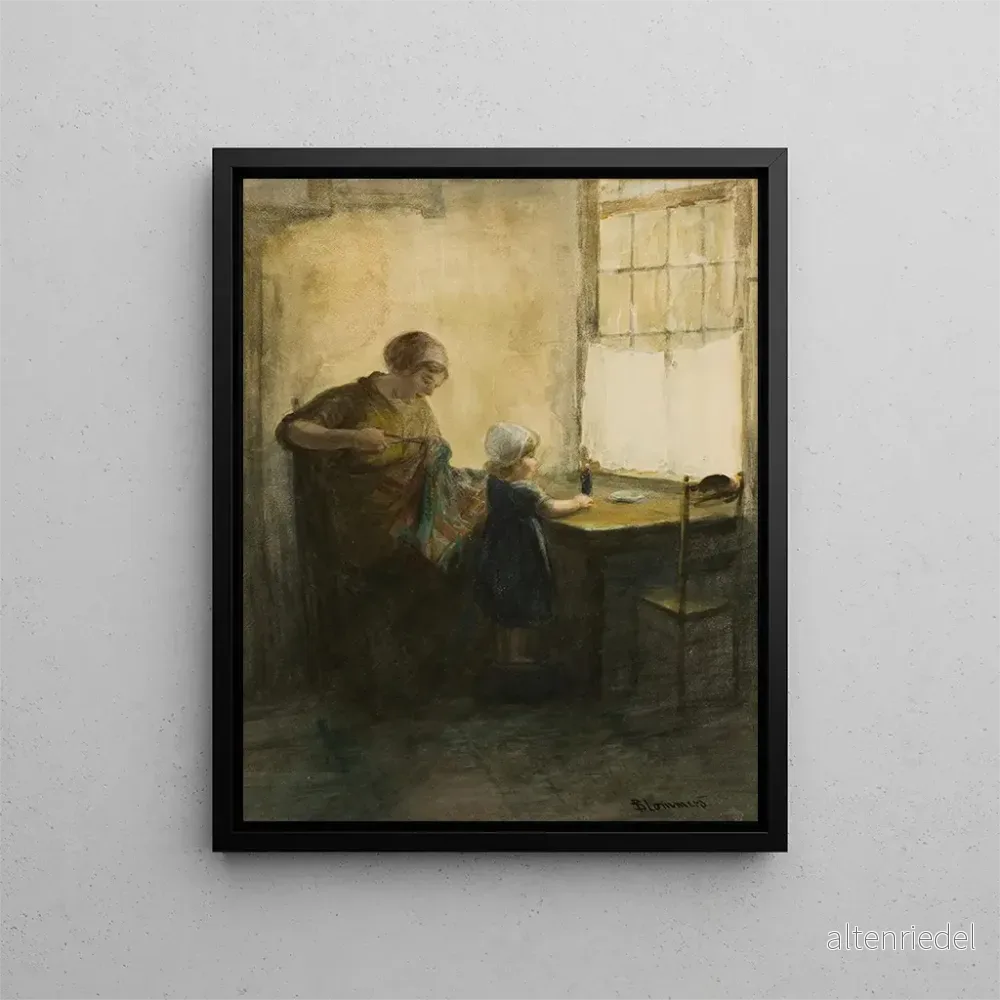 Målning Le petit assistant - Bernardus Johannes Blommers