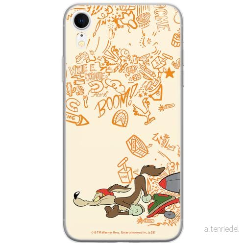 ERT GROUP mobiltelefonfodral för Iphone XR originalt och officiellt licensierat Looney Tunes mönster Coyote 002 optimalt anpassad till formen på mobiltelefonen, fodral tillverkad av TPU plast 5905795137830