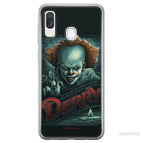 ERT GROUP mobiltelefonfodral för Samsung A40 originalt och officiellt licensierat Horror mönster It 021 optimalt anpassad till formen på mobiltelefonen, fodral tillverkad av TPU plast 5905511001582