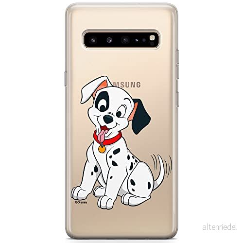 ERT GROUP mobiltelefonfodral för Samsung S10 5G originalt och officiellt licensierat Disney mönster Dalmatian 006 Vit optimalt anpassad till formen på mobiltelefonen, gedeeltelijk transparant 5904805885402