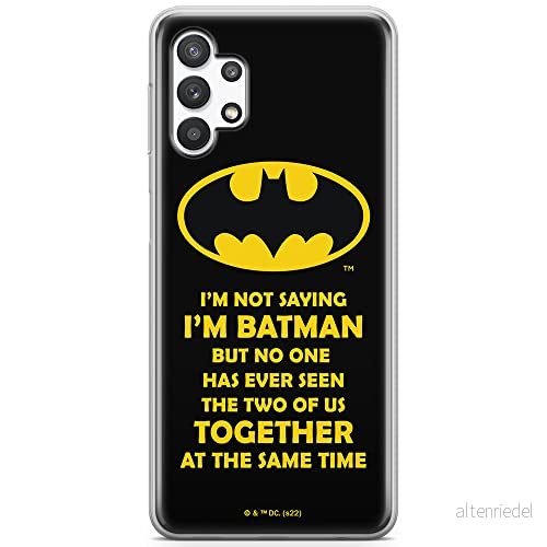 ERT GROUP mobiltelefonfodral för Samsung A32 5G originalt och officiellt licensierat DC mönster Batman 053 optimalt anpassad till formen på mobiltelefonen, fodral tillverkad av TPU plast 5905131552198