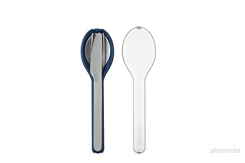 Mepal Bestickset, Rostfritt stål, Blå (Nordic Denim), 19.5 x 5.1 2.3 cm 8711269934662