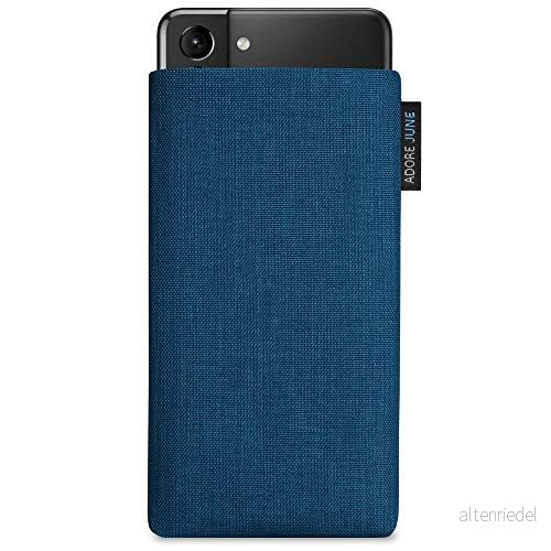 Adore June Klassiskt havsblå väska kompatibel med Galaxy S21 Plus mobilväska av resistent Cordura tyg displayrengöringseffekt, tillverkad i Europa 4260477569189