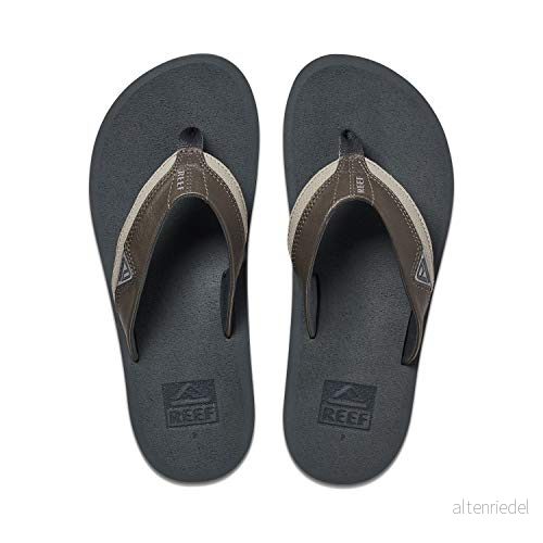 REEF Cushion Dawn Flip flops, ultrasoft fotbädd med omedelbar komfort, Grå, 45 EU 194097982803