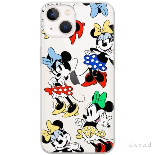 ERT GROUP mobiltelefonfodral för Iphone 13 MINI originalt och officiellt licensierat Disney mönster Minnie 076 optimalt anpassad till formen på mobiltelefonen, gedeeltelijk transparant 5905795027513