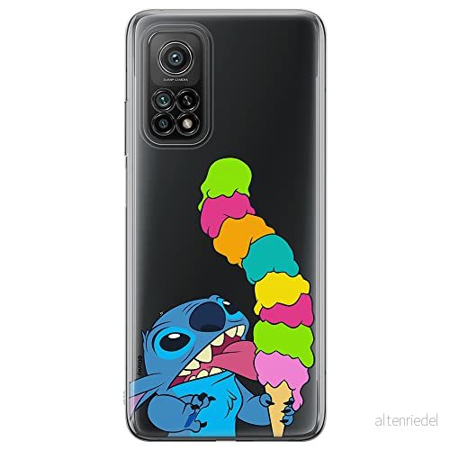ERT GROUP mobiltelefonfodral för Xiaomi REDMI NOTE 9T originalt och officiellt licensierat Disney mönster Stitch 015 optimalt anpassad till formen på mobiltelefonen, gedeeltelijk transparant 5905131214454
