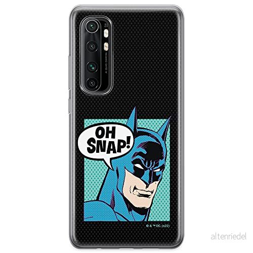 ERT GROUP mobiltelefonfodral för Xiaomi MI NOTE 10 Lite originalt och officiellt licensierat DC mönster Batman 038 optimalt anpassad till formen på mobiltelefonen, fodral tillverkad av TPU plast 5905131549693