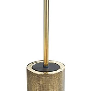 WENKO Rivara Toalettborste, Keramik, Guld, 40 x 11.5 cm 4008838286968 WENKO Rivara Toalettborste, Keramik, Guld, 40 x 11.5 cm 4008838286968
