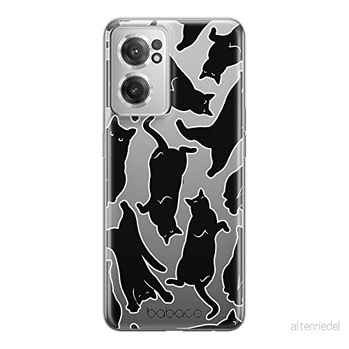 ERT GROUP mobiltelefonfodral för Oneplus NORD CE 2 originalt och officiellt licensierat Babaco mönster Cats 005 optimalt anpassad till formen på mobiltelefonen, gedeeltelijk transparant 5905511294342