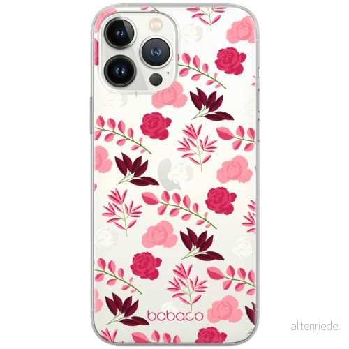 ERT GROUP mobiltelefonfodral för Samsung A71 originalt och officiellt licensierat Babaco mönster Flowers 020 Vit optimalt anpassad till formen på mobiltelefonen, gedeeltelijk transparant 5903932639681