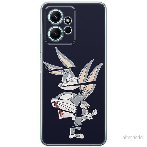 ERT GROUP mobiltelefonfodral för Xiaomi REDMI NOTE 12 4G originalt och officiellt licensierat Looney Tunes mönster Bugs 008 anpassad till formen på mobiltelefonen, fodral tillverkad av TPU plast 5905511940232
