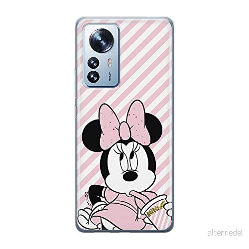 ERT GROUP mobiltelefonfodral för Xiaomi 12 / 12X originalt och officiellt licensierat Disney mönster Minnie 017 optimalt anpassad till formen på mobiltelefonen, fodral tillverkad av TPU plast 5905511482565