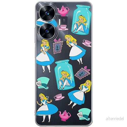 ERT GROUP mobiltelefonfodral för Realme C55 originalt och officiellt licensierat Disney mönster Alice 011 optimalt anpassad till formen på mobiltelefonen, gedeeltelijk transparant 5905511870157