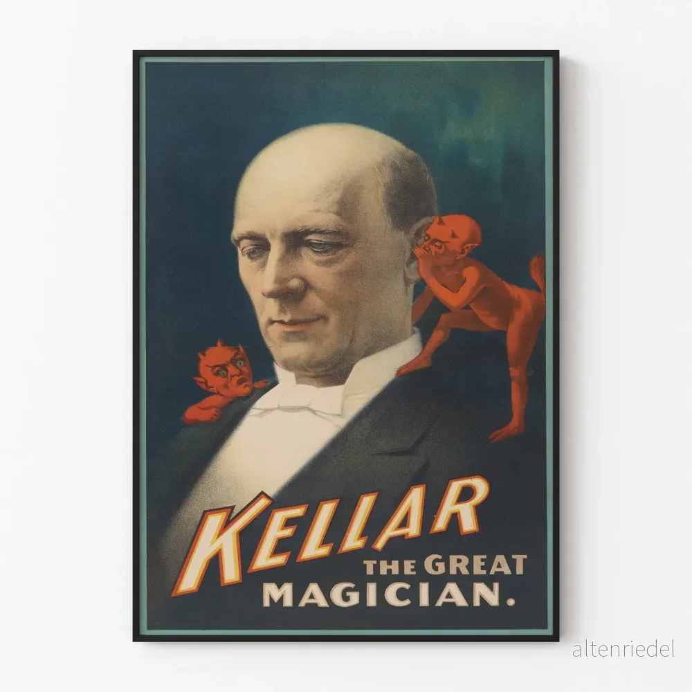 Vintageposter Källaren The Great Magician