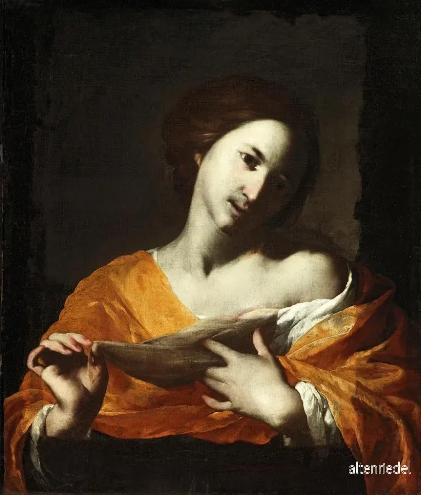 Målning Sainte Agathe - Bernardo Cavallino | Konsttryck - Bild 2