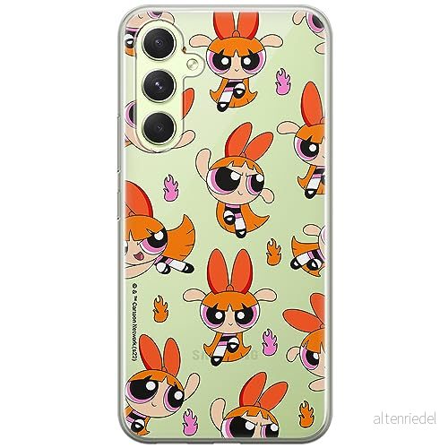 ERT GROUP mobiltelefonfodral för Samsung A54 5G originalt och officiellt licensierat The Powerpuff Girls mönster 007 optimalt anpassad till formen på mobiltelefonen, gedeeltelijk transparant 5905511957742