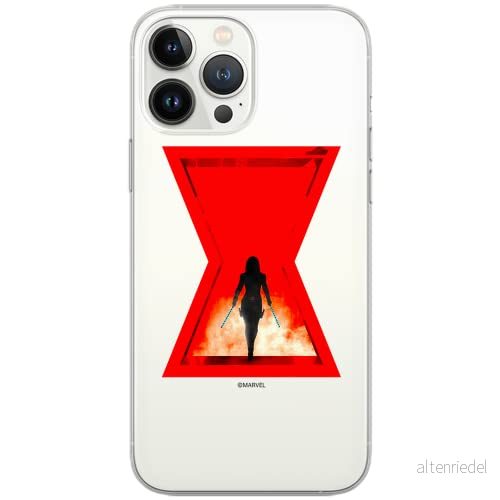 ERT GROUP mobiltelefonfodral för Samsung S9 originalt och officiellt licensierat Marvel mönster Black Widow 009 Vit optimalt anpassad till formen på mobiltelefonen, gedeeltelijk transparant 5903537664644