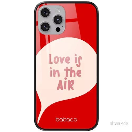 ERT GROUP mobiltelefonfodral för Apple Iphone 13 PRO originalt och officiellt licensierat Babaco mönster Love is in the air 001 tillverkad av härdat glas, skyddsfodral 5904805880681