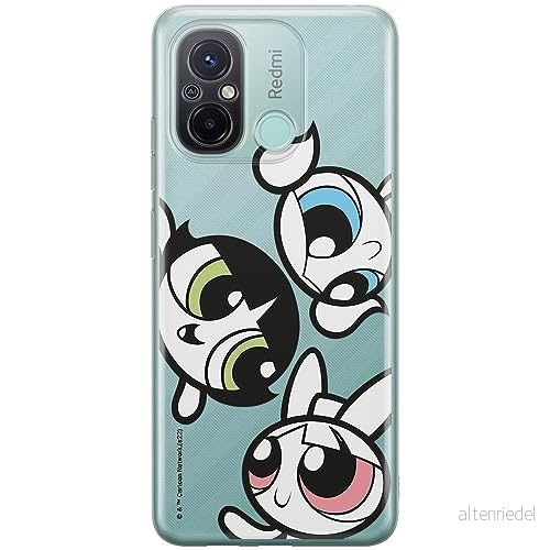 ERT GROUP mobiltelefonfodral för Xiaomi REDMI 12C/ 11A originalt och officiellt licensierat The Powerpuff Girls mönster 014 anpassad till formen på mobiltelefonen, gedeeltelijk transparant 5905511963361