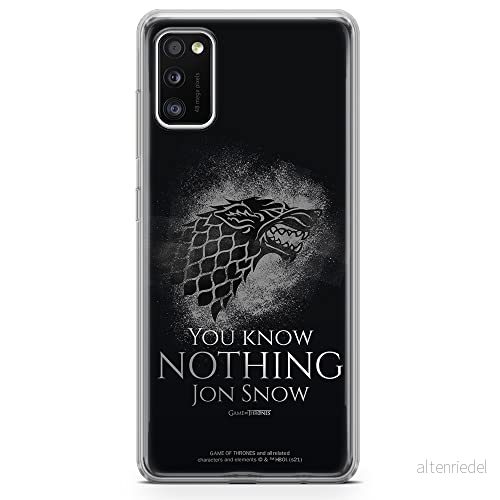 ERT GROUP mobiltelefonfodral för Samsung A41 originalt och officiellt licensierat Game od Thrones mönster of 020 anpassad till formen på mobiltelefonen, fodral tillverkad av TPU plast 5903932693737
