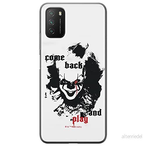 ERT GROUP mobiltelefonfodral för Xiaomi REDMI 9T/ POCO M3 originalt och officiellt licensierat Horror mönster It 011 optimalt anpassad till formen på mobiltelefonen, fodral tillverkad av TPU plast 5905131978844