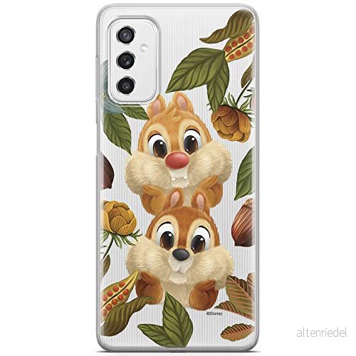 ERT GROUP mobiltelefonfodral för Samsung M52 5G originalt och officiellt licensierat Disney mönster Chip & Dale 002 optimalt anpassad till formen på mobiltelefonen, gedeeltelijk transparant 5904805494888